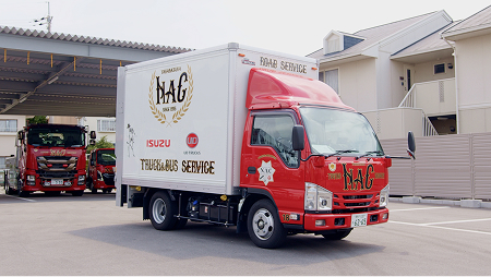 荷台ゲート付き車両